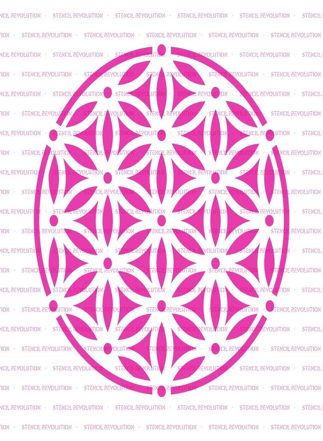 Stencil Revolution Sacred Flower of Life Stencil Template for Walls and Crafts - Reusable Stencils for Painting in Small & Large Sizes - Image 5
